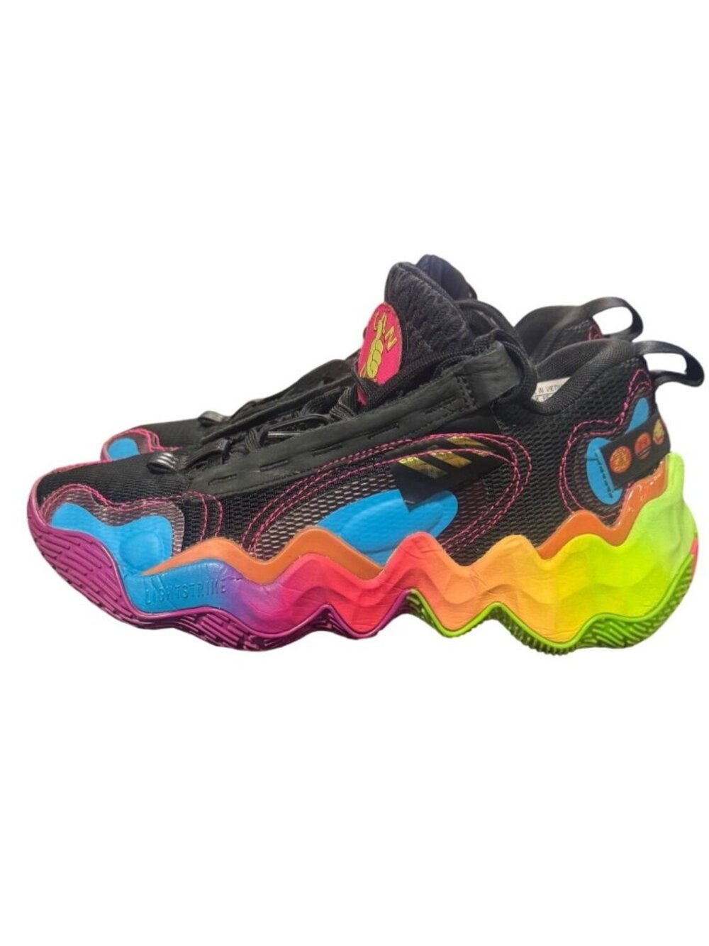 Adidas Exhibit B Candace Parker Women's Size 8 CAN DO Emoji Basketball Shoes